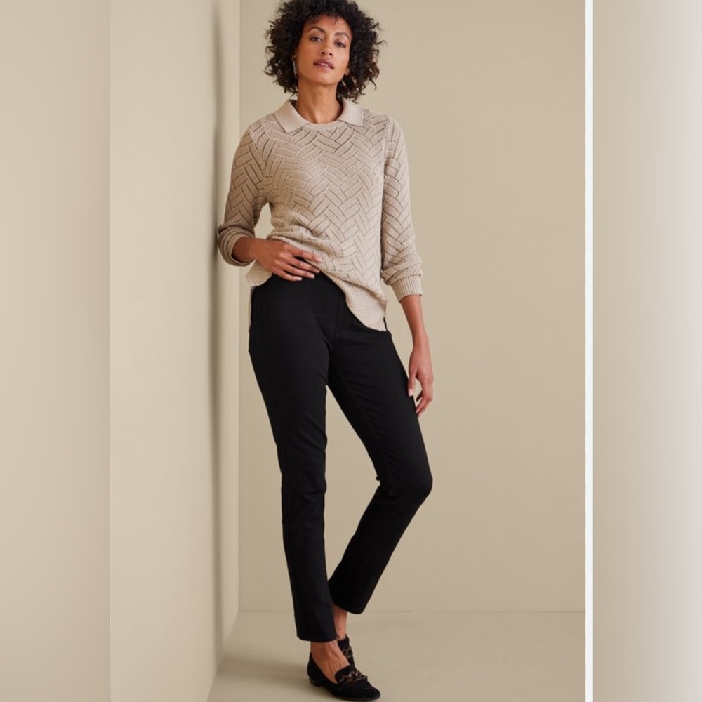 Soft Surroundings Metro Pull On Jeans sz 10/12 NWT
